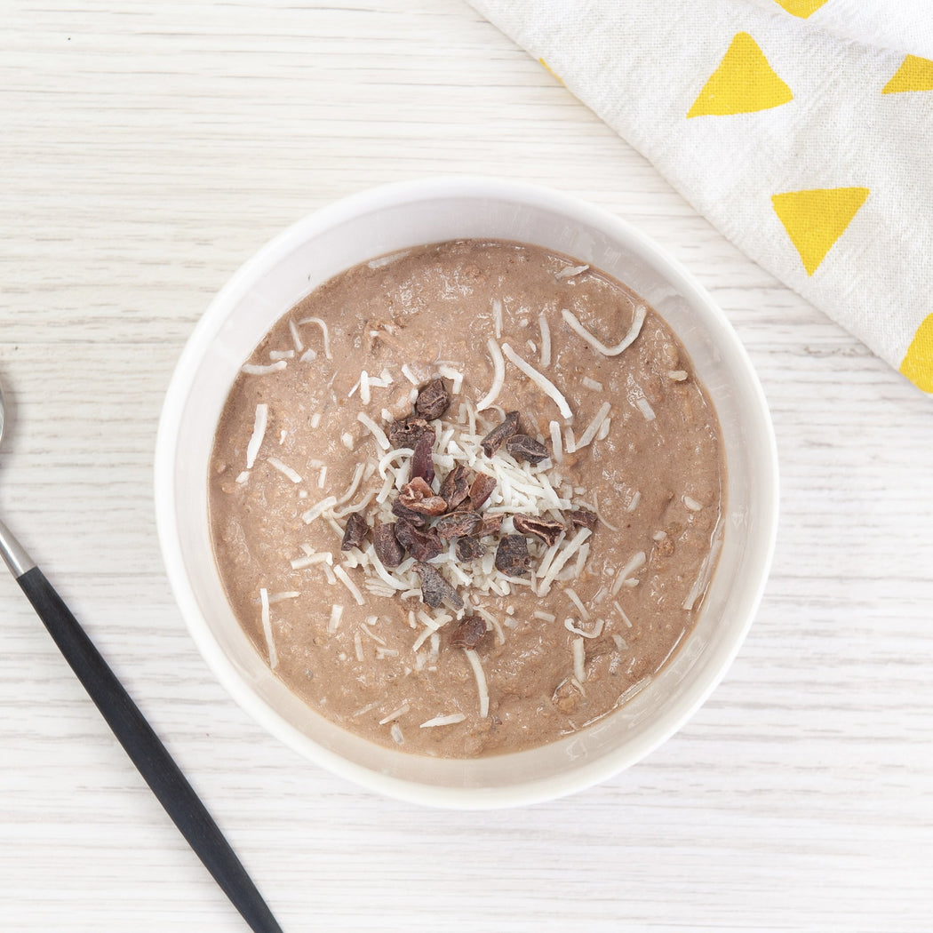 Choc Coconut Protein Bircher (GF)