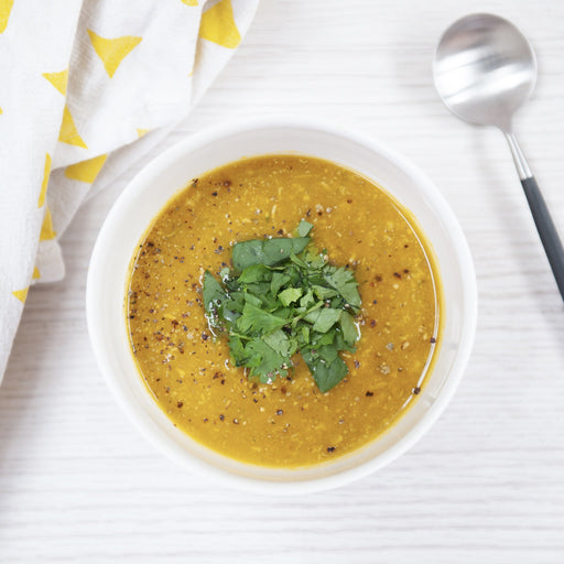 Curried Pumpkin & Chicken Soup (GF)